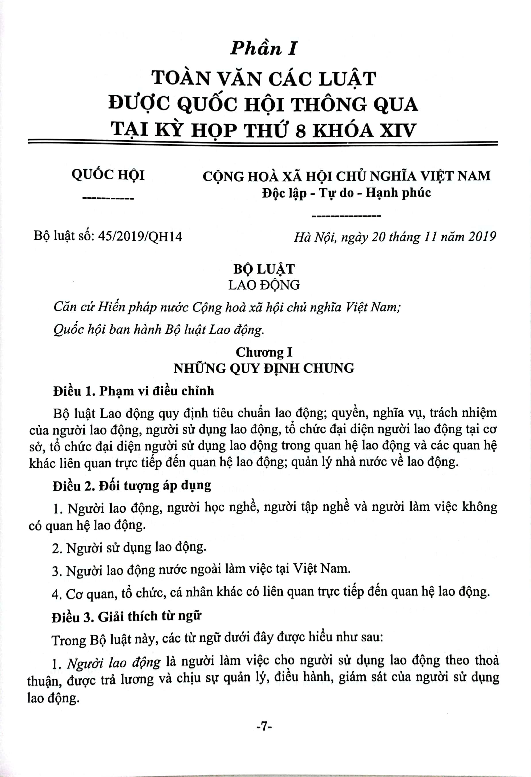 Hệ Thống Toàn Văn Các Luật Và Các Nghị Quyết Được Quốc Hội Nước Cộng Hòa Xã Hội Chủ Nghĩa Việt Nam Thông Quan Tại Kỳ Họp Thứ 8 Khóa XIV