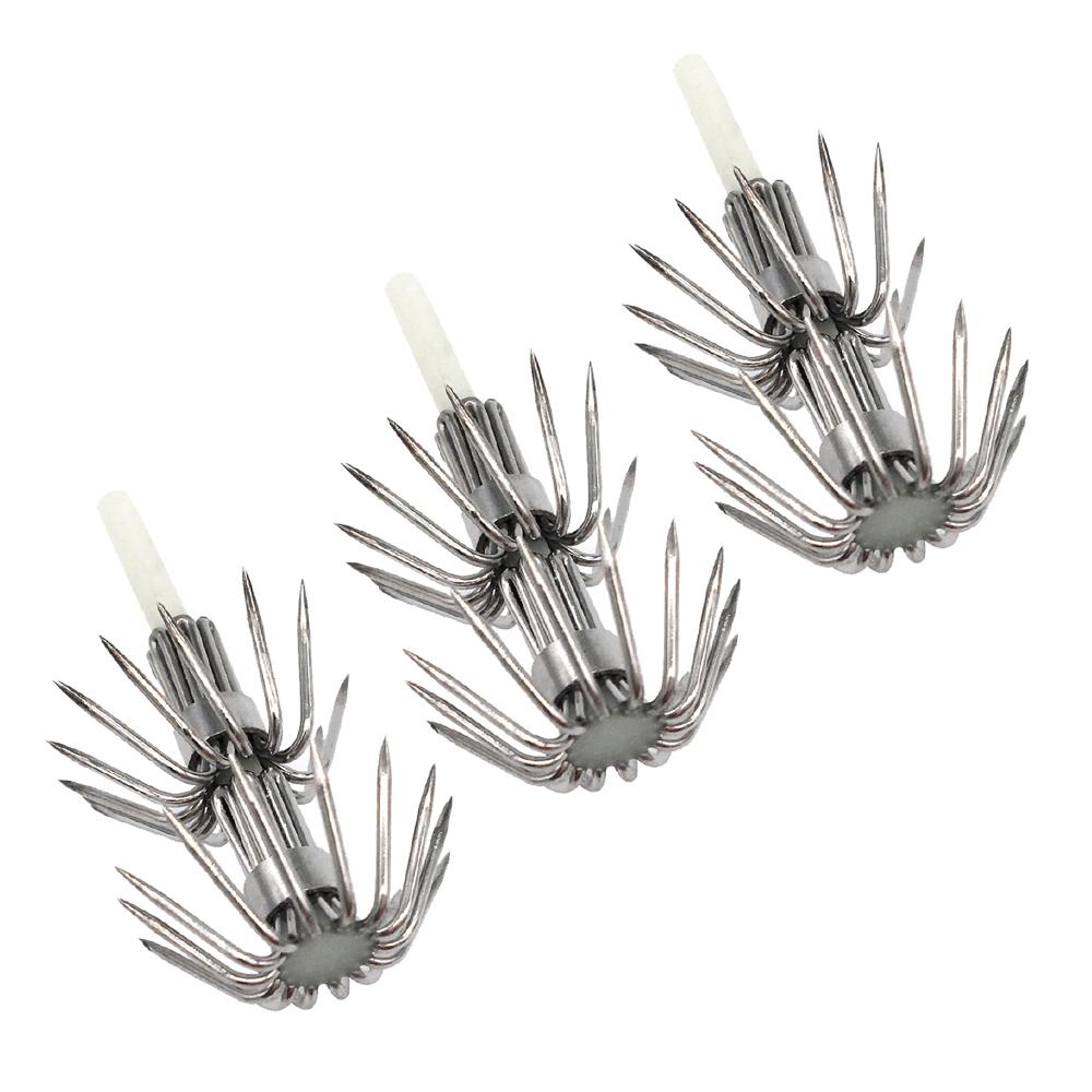 20 chiếc móc câu mực bằng thép không gỉ