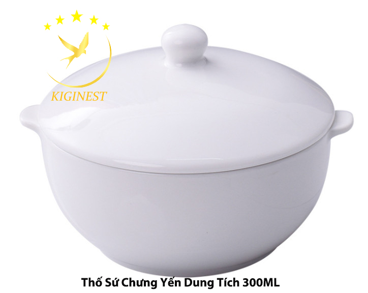 Thố Chưng Yến Sứ Dày Việt Nam Dung tích 300ml