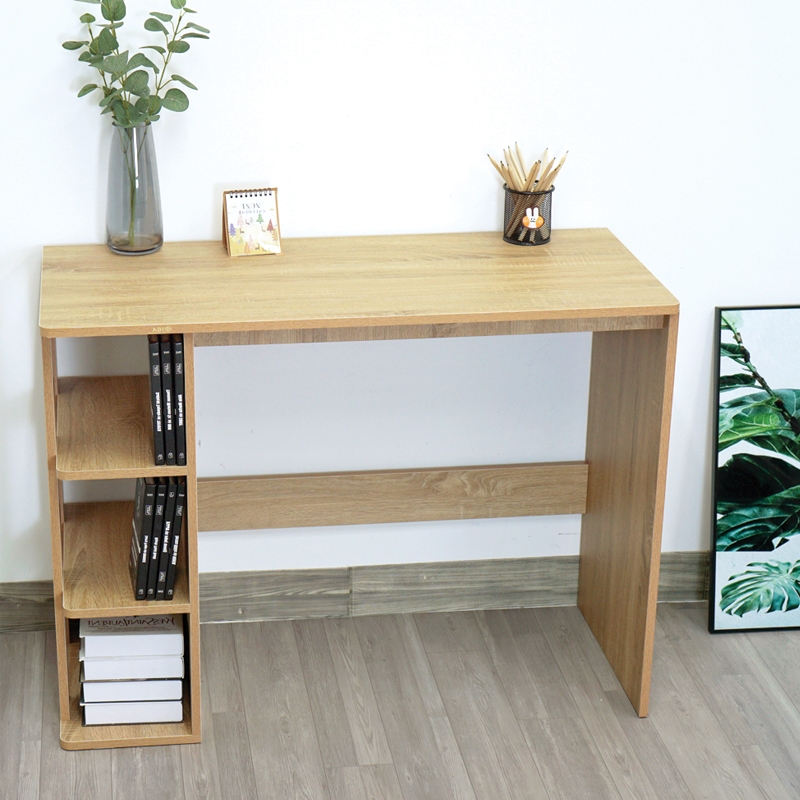 Bàn Học Bàn Làm Việc Kết Hợp Kệ Sách Đa Năng Tiện Dụng Với Người Dùng Kích Thước 100x40cm