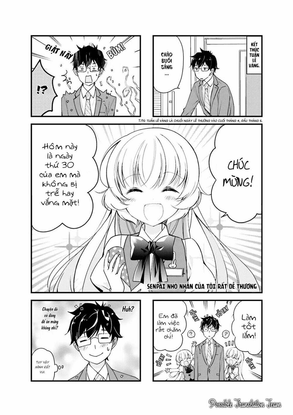 senpai nhỏ nhắn của tôi rất dễ thương chapter 7 2