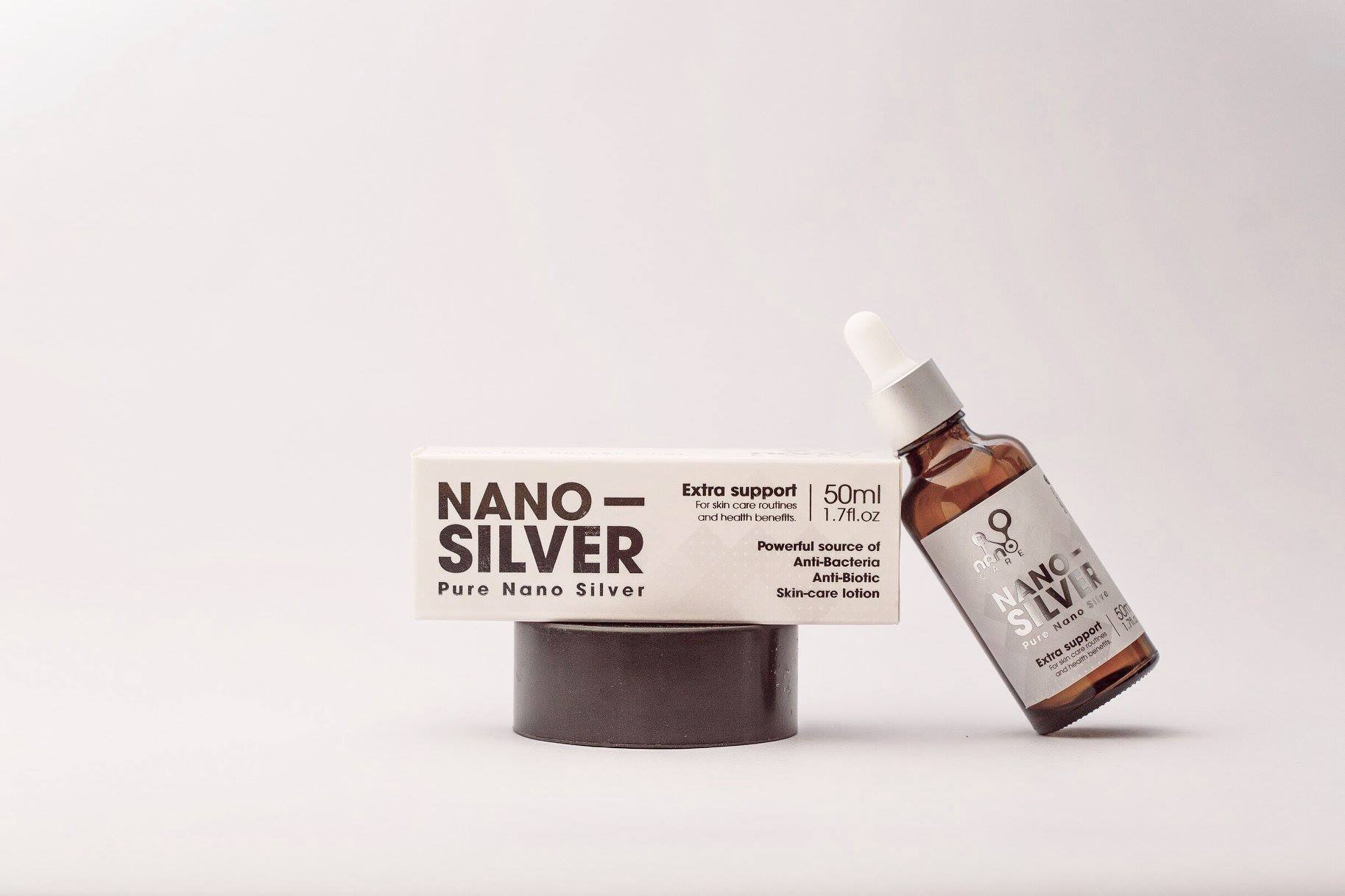Tinh chất Nano Bạc hỗ trợ trị mụn và các vấn đề trên da