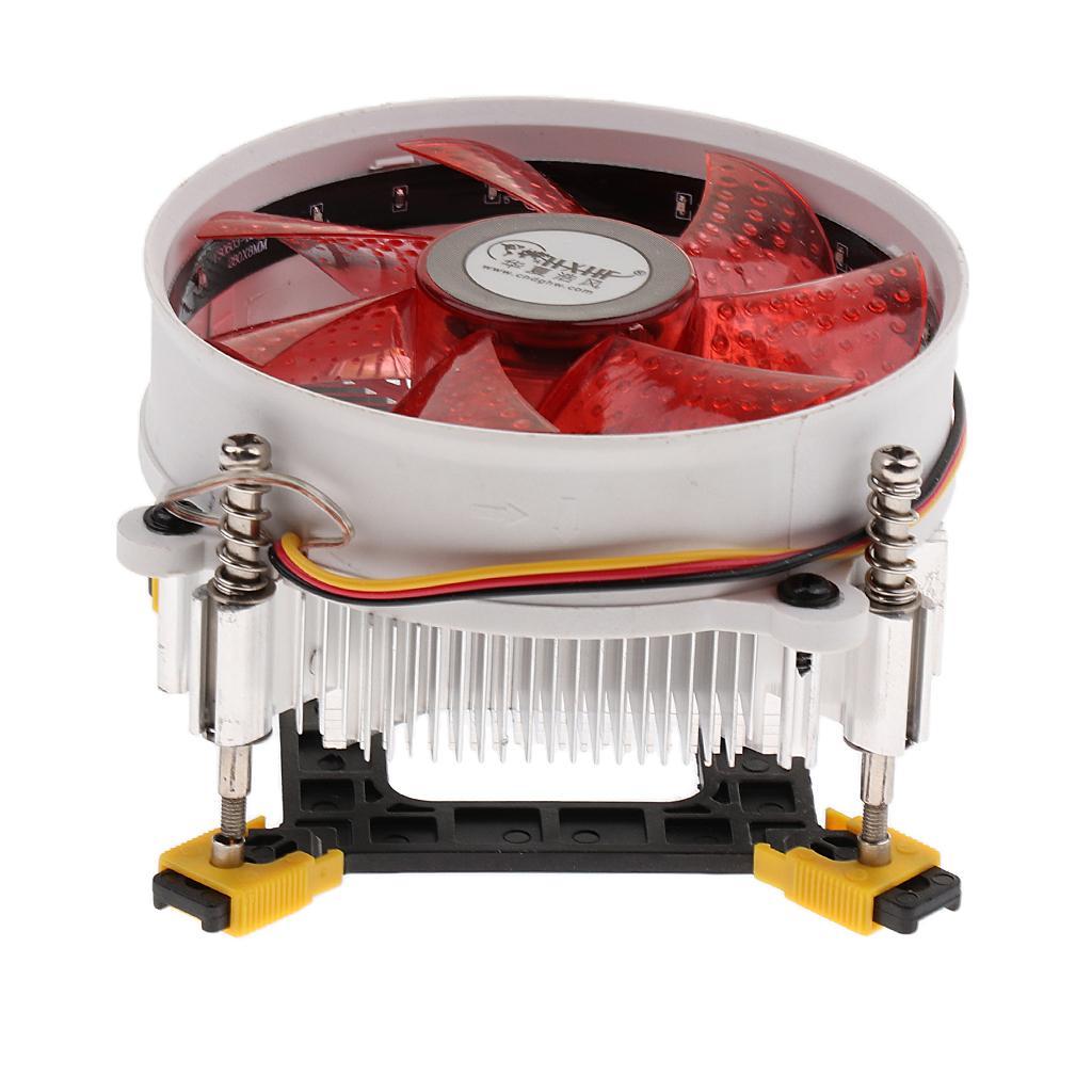 12V PC Cooled Fan 12cm CPU Cooler Heatsink for LGA 775 1151/1155/1155/1156