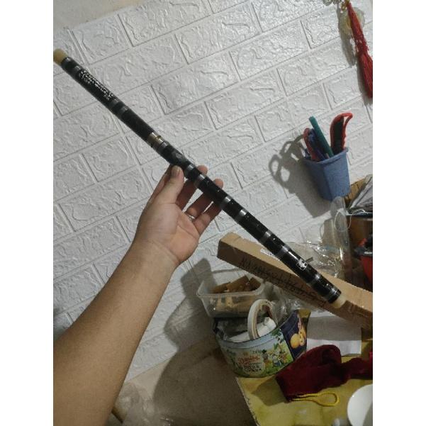 Sáo Dizi đen khớp inox Cao Cấp