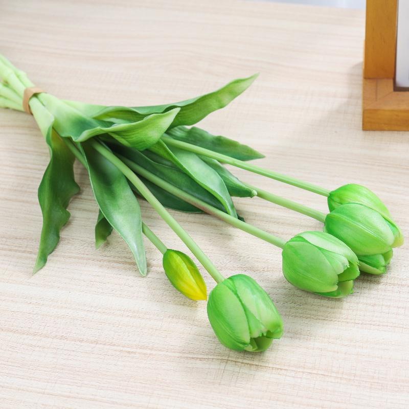 Bó Hoa Tulip Nhân Tạo Trang Trí Tiệc Cưới