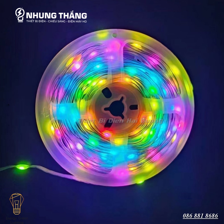 Đèn Fairy Light 16 Triệu Màu DL-291 - Điều Khiển APP Điện Thoại - Dây Led Nháy Đuổi Decor Phòng, Trang Trí Tết, Noel - Có Video