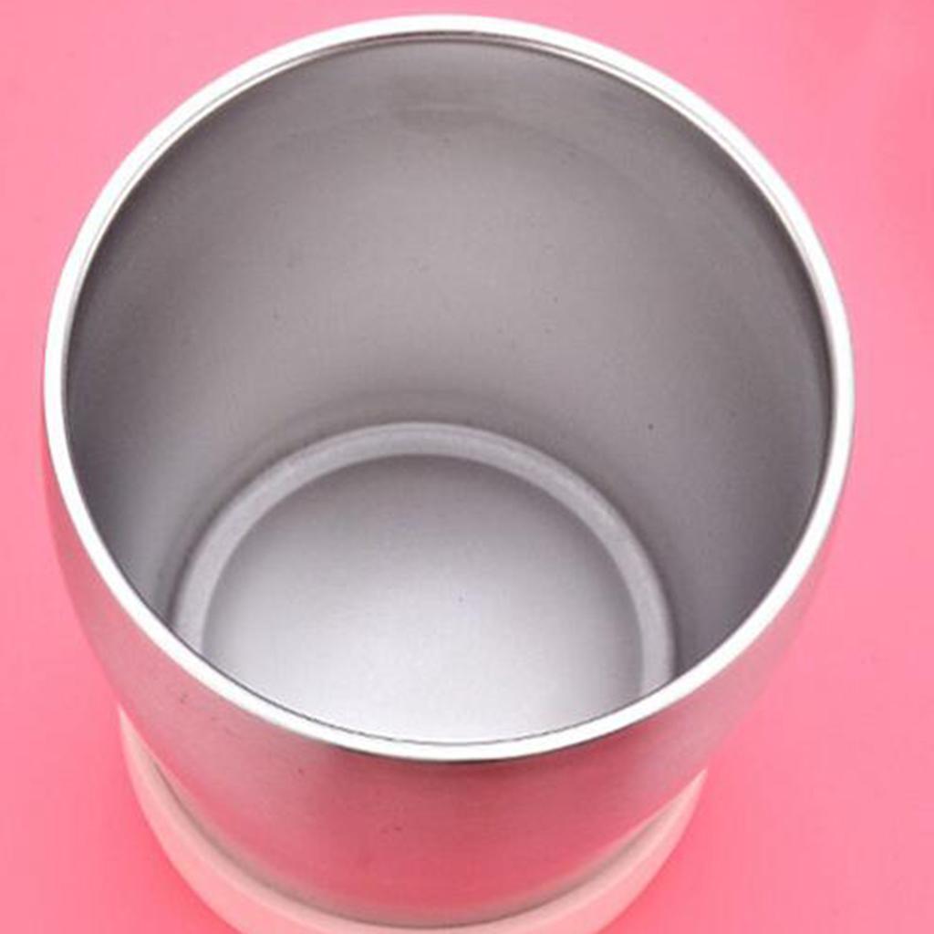 2Pcs Stainless Steel Water Coffee Tea Cup Juice Mug Bar Kitchen Pink Green