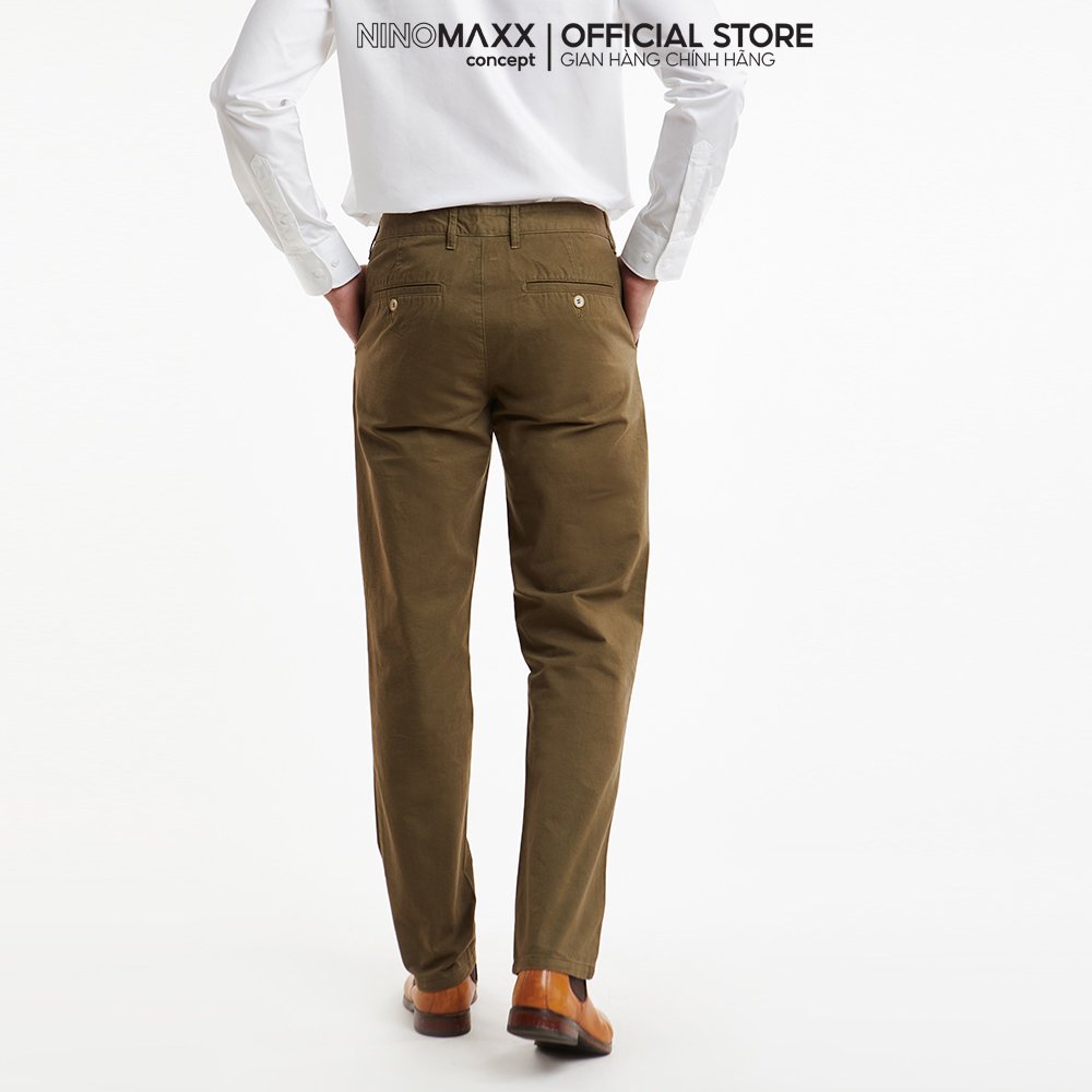 N&amp;M Quần Kaki nam dài chất Cotton form regular fit 2009025