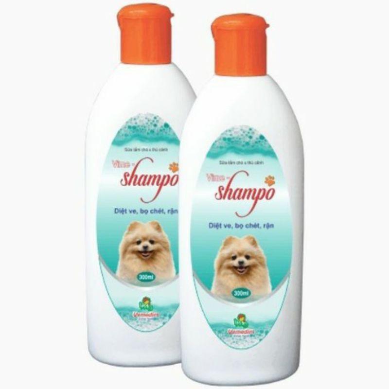 Vime Shampoo Vemedim - Sữa tắm ngăn ngừa ve rận, chấy, bọ chét cho chó mèo và thú cảnh chai 300ml