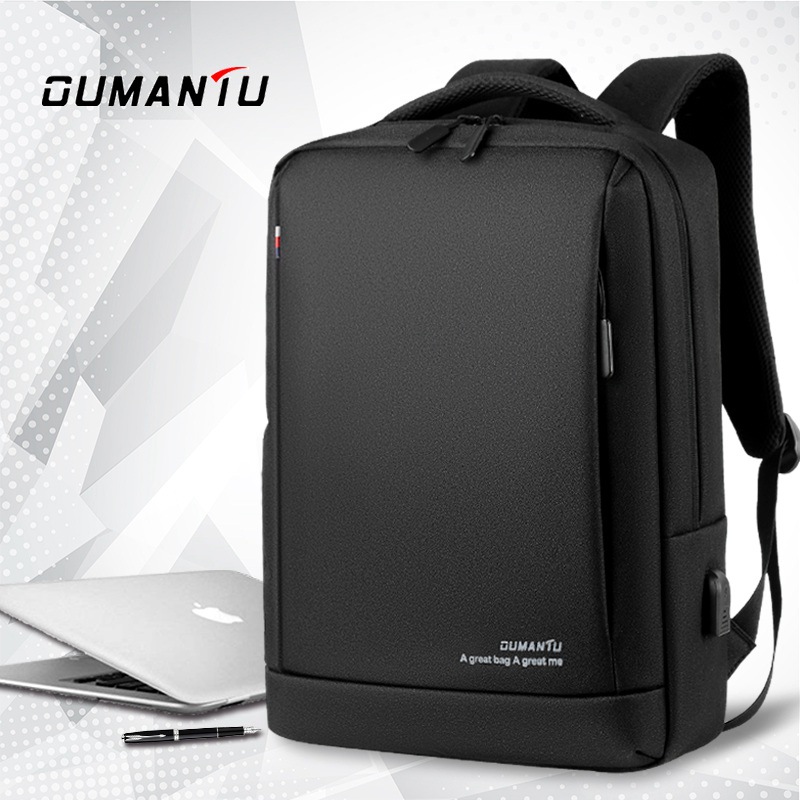 Ba lô công sở đựng laptop chống sốc Nam Black Laptop Backpack cao cấp