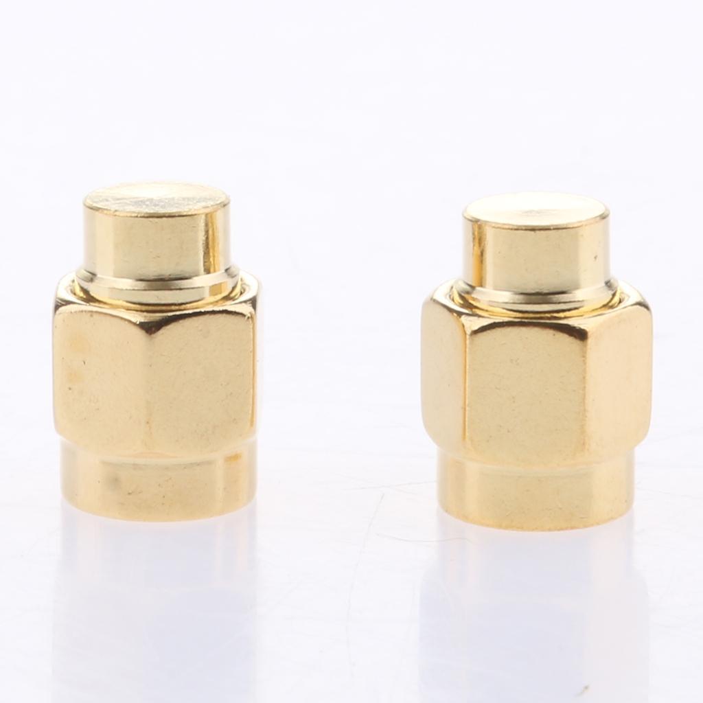 2Pcs SMA Dustproof  for  RF Connector Gold Plated