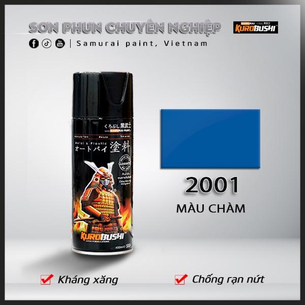 Sơn xịt Samurai Kurobushi - MÀU CHÀM 2001 (400ml)