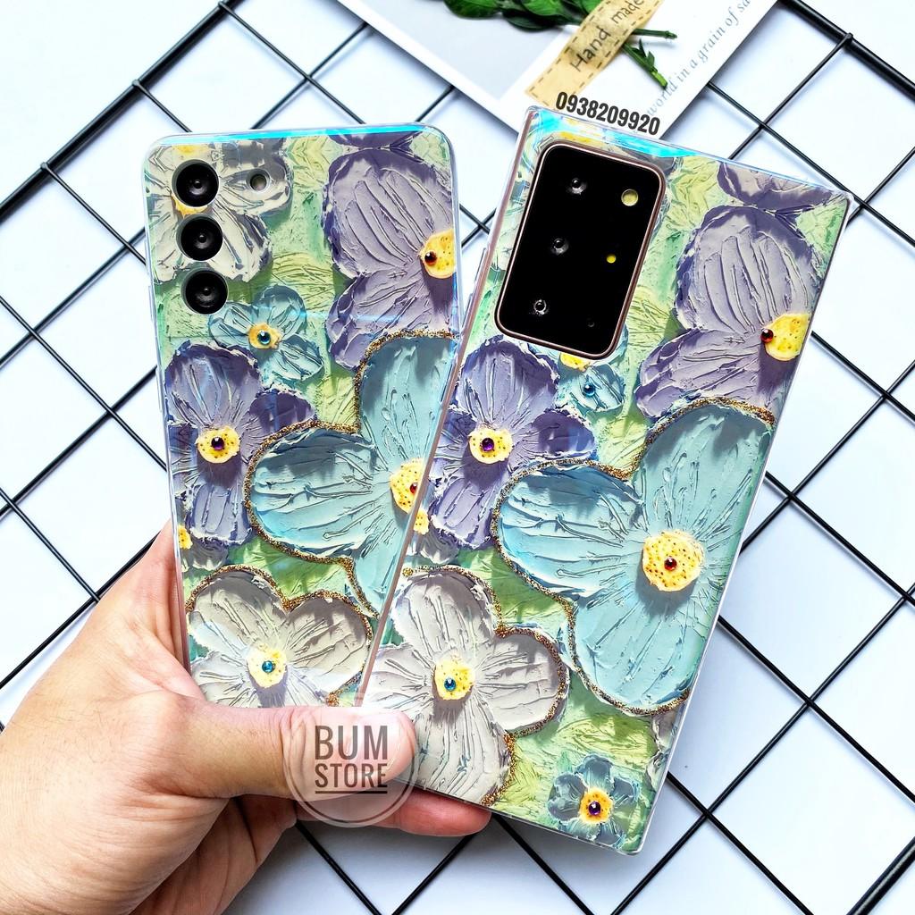 Ốp Lưng Cho Samsung S23 Ultra / S23 Plus / S22 ULTRA / S21 Ultra / S21 Plus / S21 FE / S20 Ultra / S20 FE Hoa Màu Sơn Nước - BUM STORE GALAXY CASE