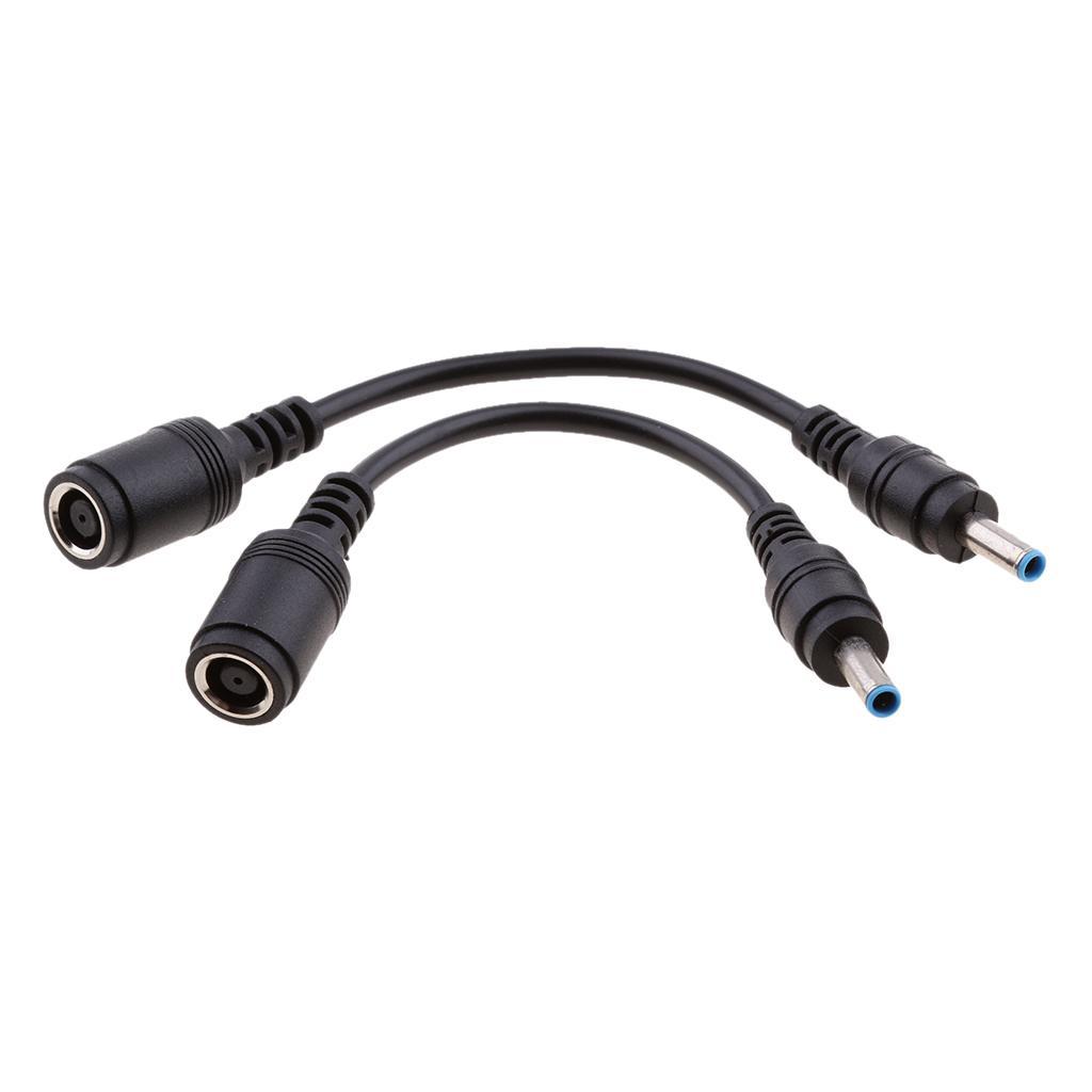 4 Pieces For HP Dell DC Power Cable 7.4x5.0mm Female To 4.5x3.0mm Male