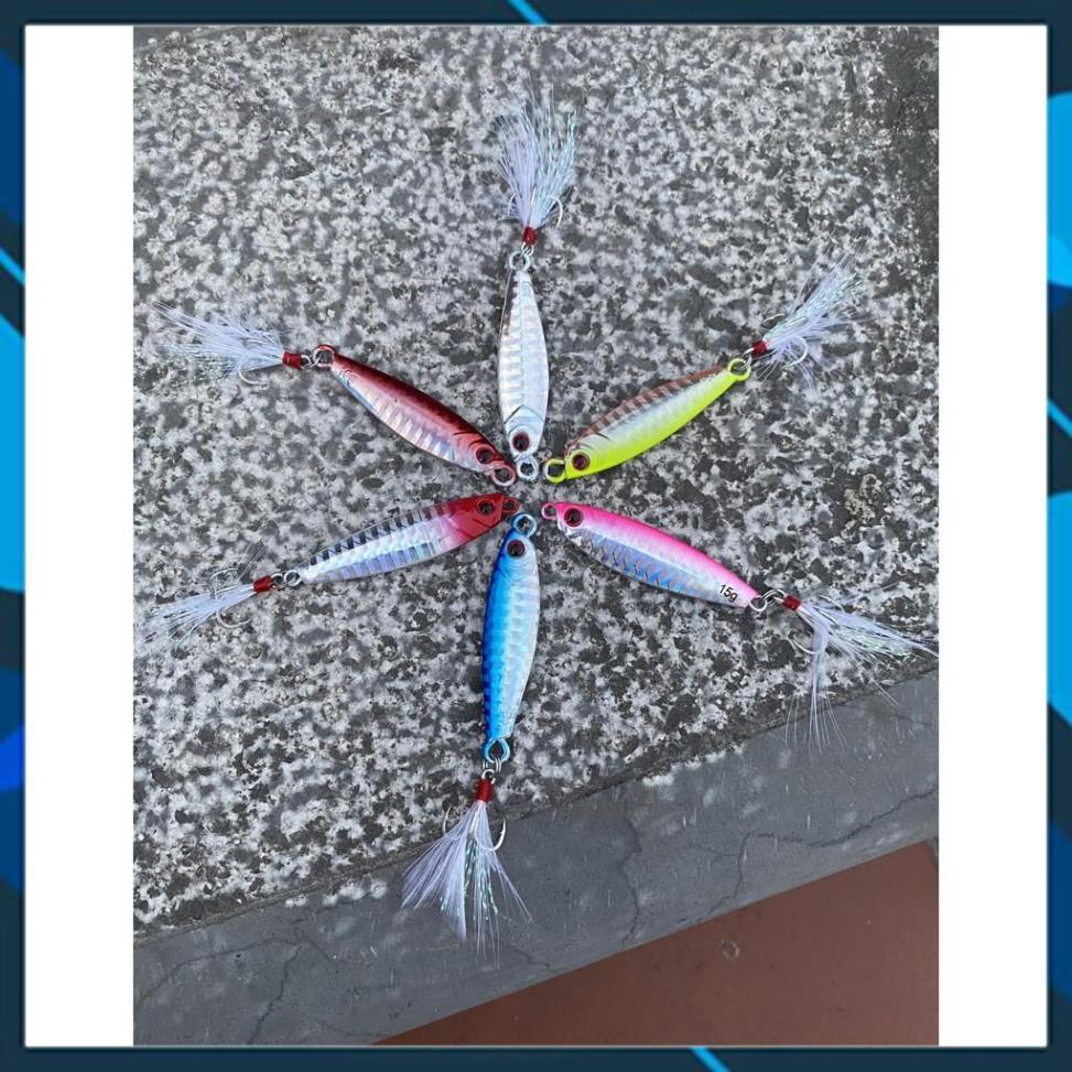 Mồi Câu Lure Jigging Nặng 7g_10g_15g_20g lure chẽm,nhồng,hồng,măng,vược,...._ Lure 24