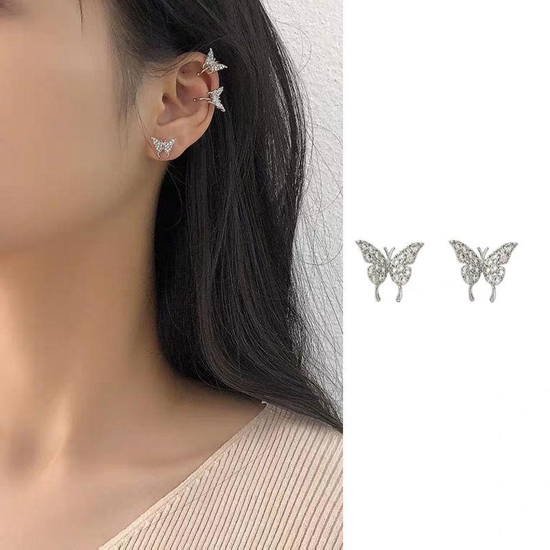 Khuyên Tai / Bông Tai Mặt Hình Bướm Xinh Xắn Thời Trang