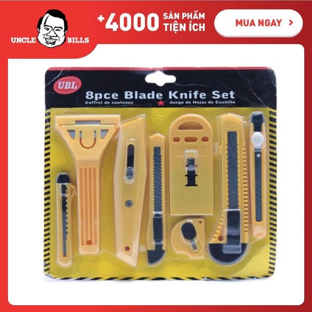 Bộ Dao Rọc Giấy 8 Món Uncle Bills HT0003