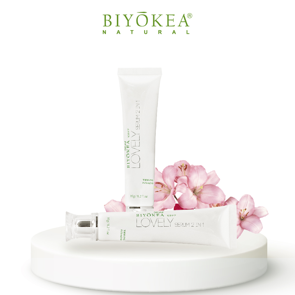 Lovely Serum 2 in 1 Biyokea sáng da ngừa lão hóa - 35g