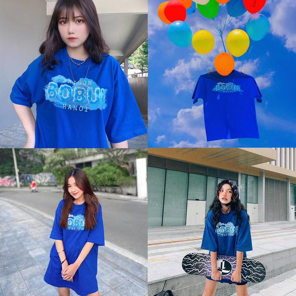 Áo thun tay lỡ Unisex aossi , áo phong form rộng , BoBui MÂY