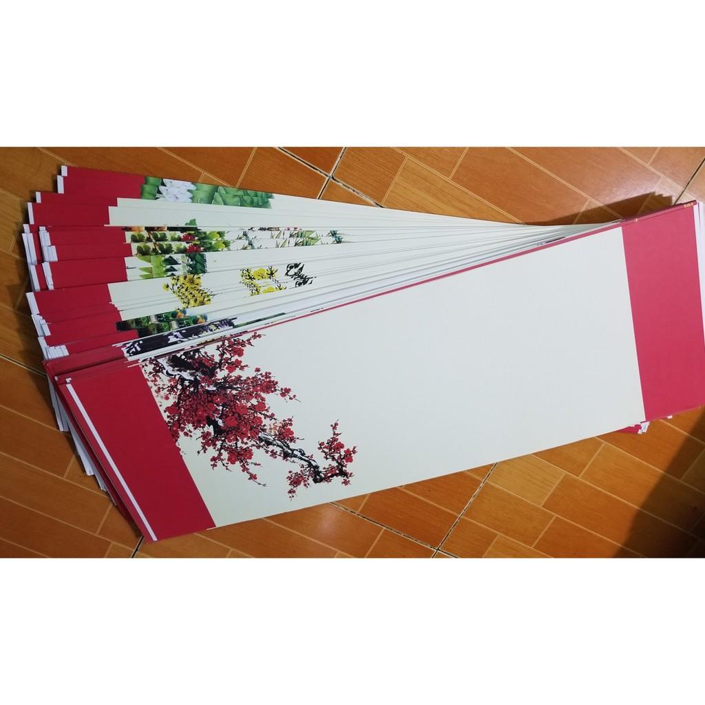 50 Bộ giấy nẹp viết thư pháp cỡ trung 20cm x 54cm