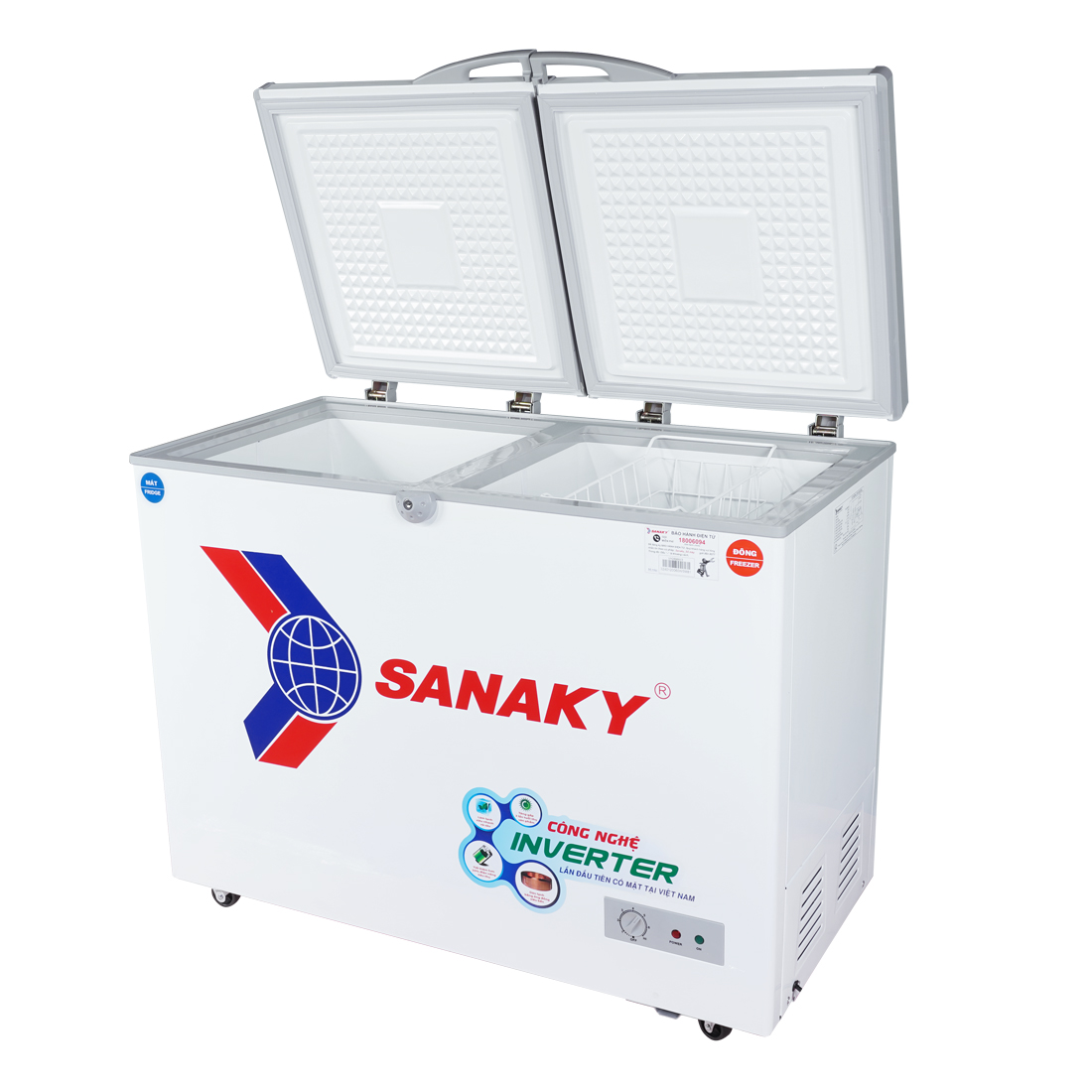 Tủ Đông Sanaky VH-2899W3 Dàn Lạnh Đồng - Hàng Chính Hãng