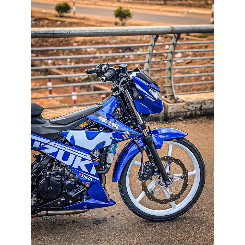 Tem rời Satria Movistar xe xanh 2 -1