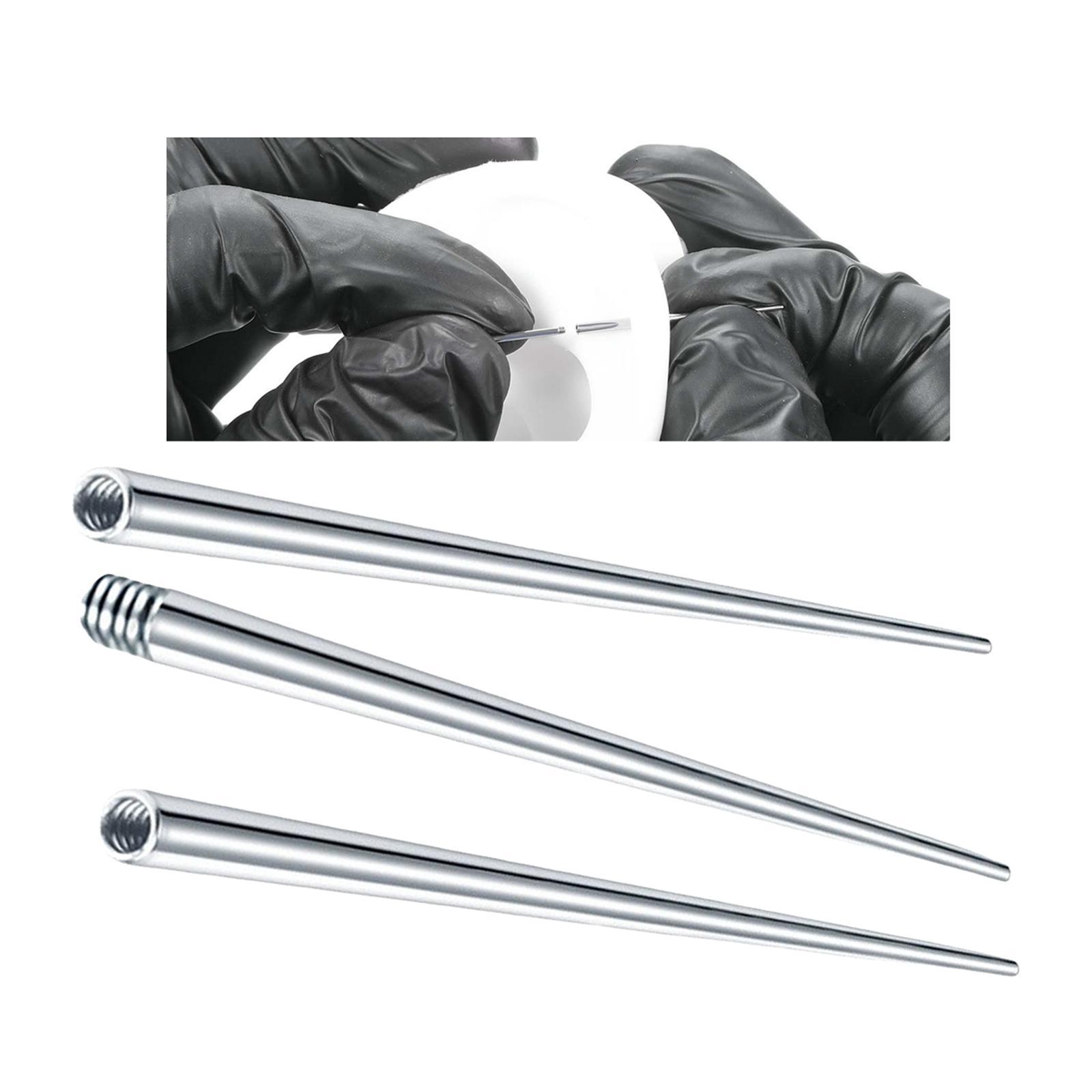 Threaded Taper, for Threaded Jewelry Piercing Tool Stainless Steel for Ears