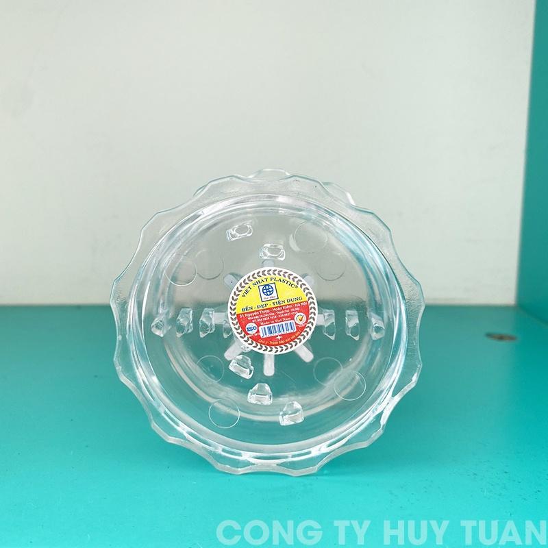 Dụng cụ nghiền tỏi, ớt, gừng, hành Việt Nhật 1382 bằng nhựa trong suốt
