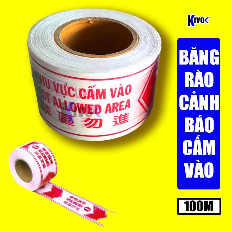 Dây cảnh báo cuộn 100 mét