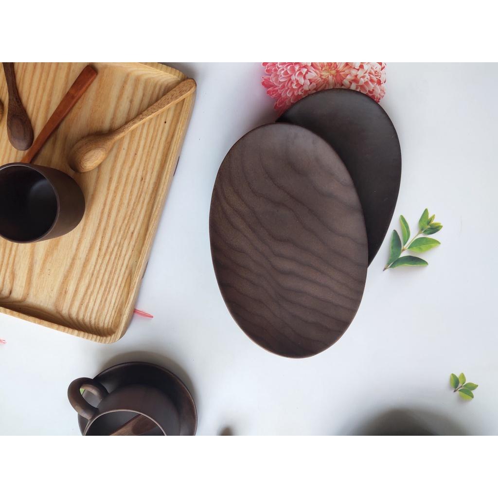 Đĩa Keo Nâu Chocolate Kích Thước 21cm Siêu Xinh