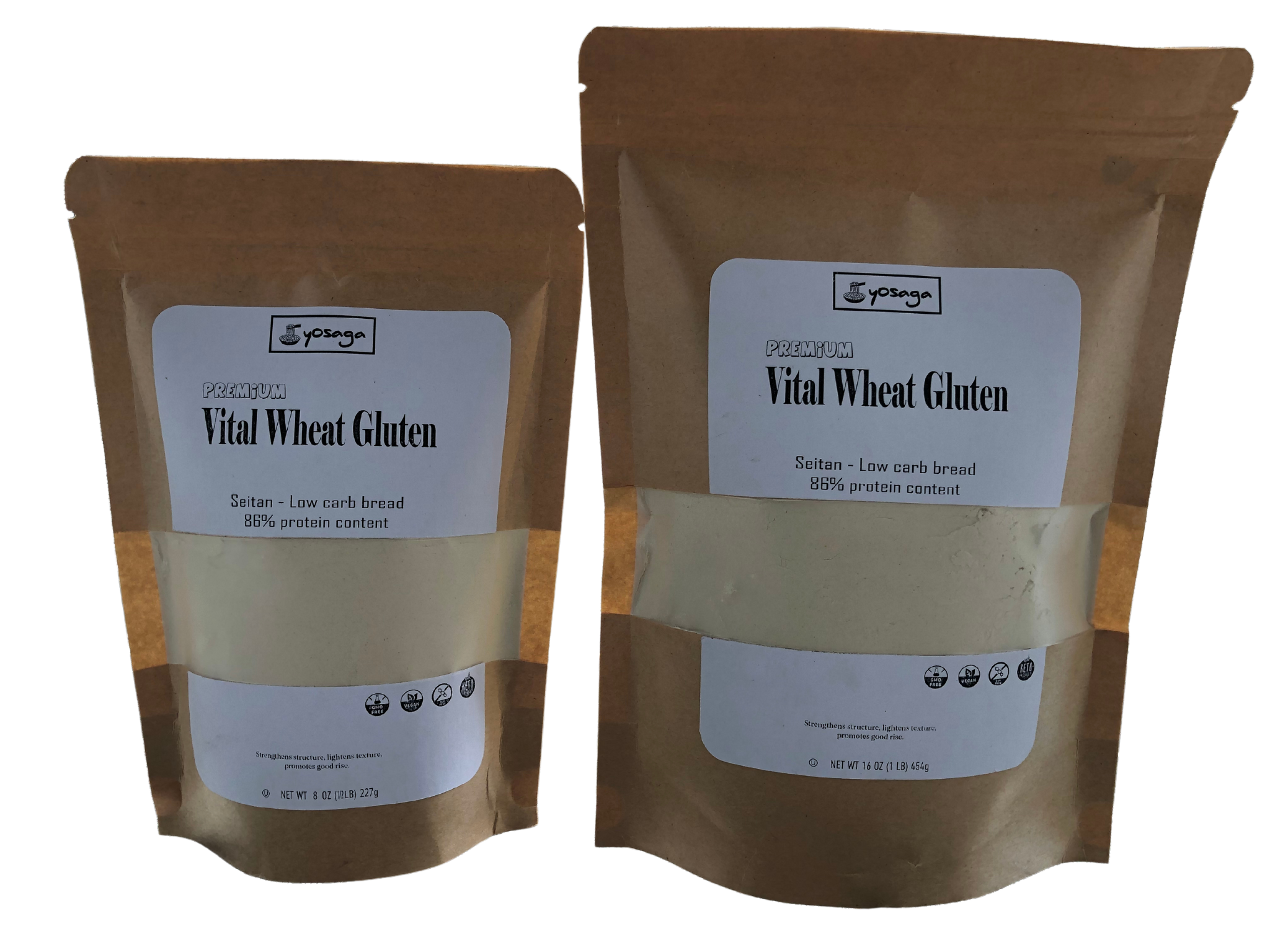 Bột mì căn (seitan) vital wheat gluten Yosaga