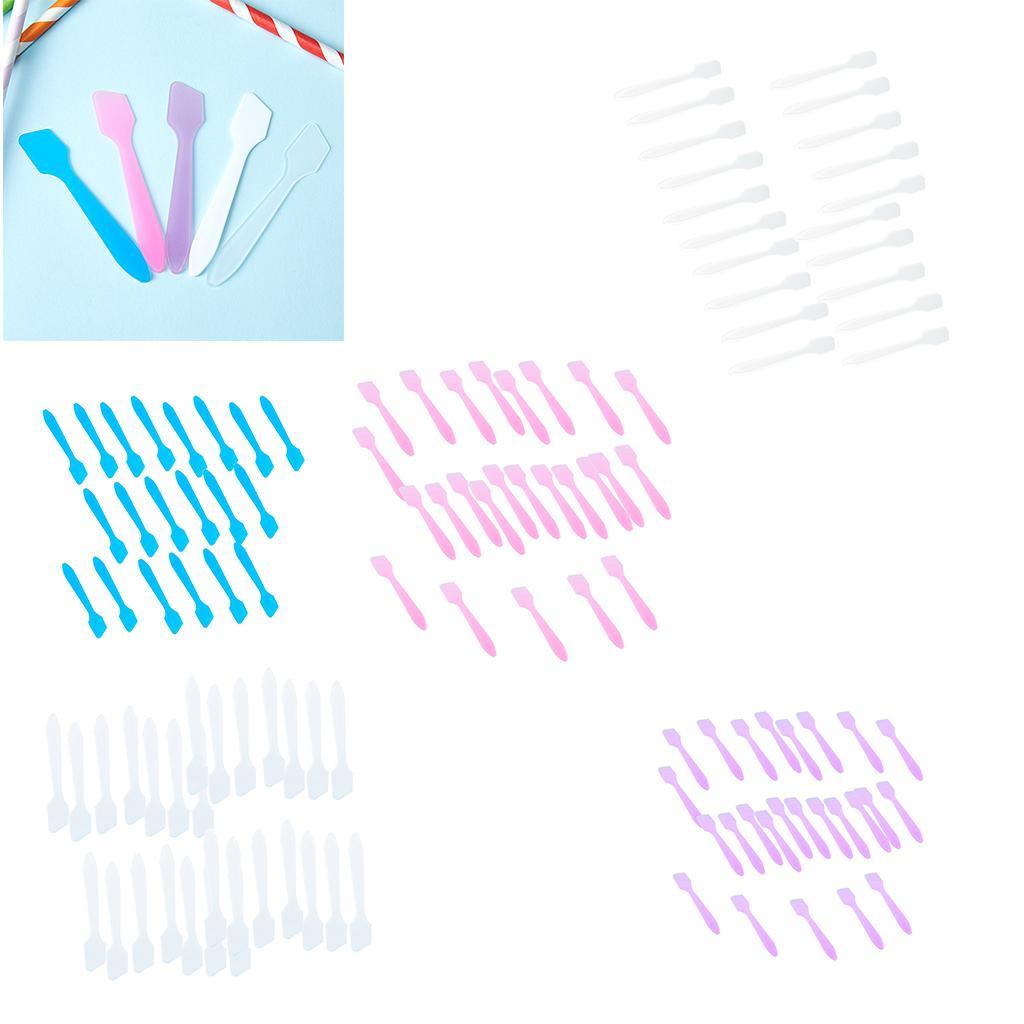 100Pcs Facial Cream  Spoon Cosmetic Spatula  Tool