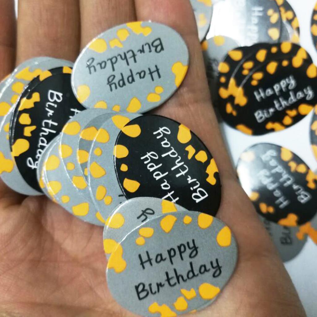 50th Happy Birthday Wedding Throwing Sequins Party Table Ornament Sprinkles