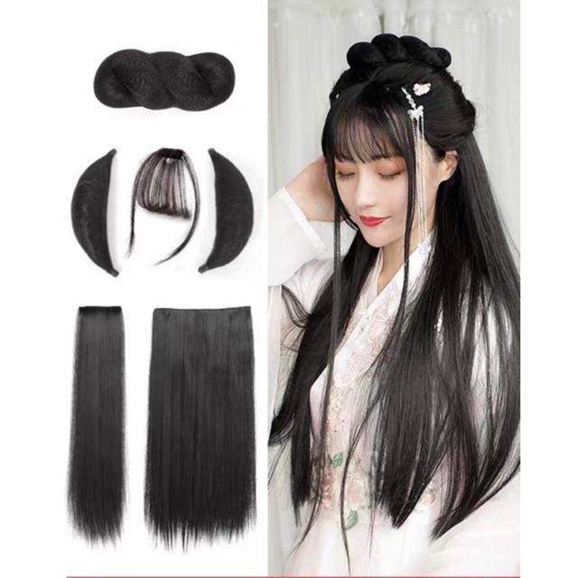Tóc cổ trang hàng có sẵn mẫu đẹp