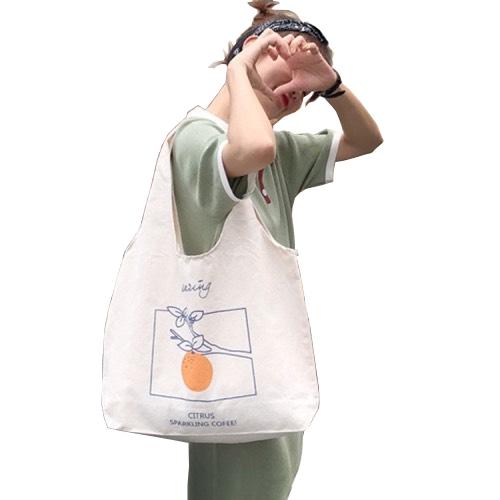 Túi vải tote nam nữ Unisex chất Canvas phong cách Nhật Bản thời trang form túi lớn vừa A4 khoảng 3-4 bộ đồ tiện lợi