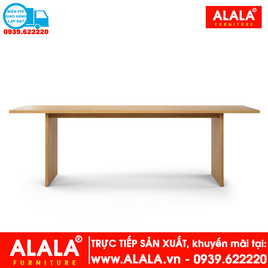 Bàn ăn ALALA918 gỗ HMR chống nước - www.ALALA.vn - 0939.622220