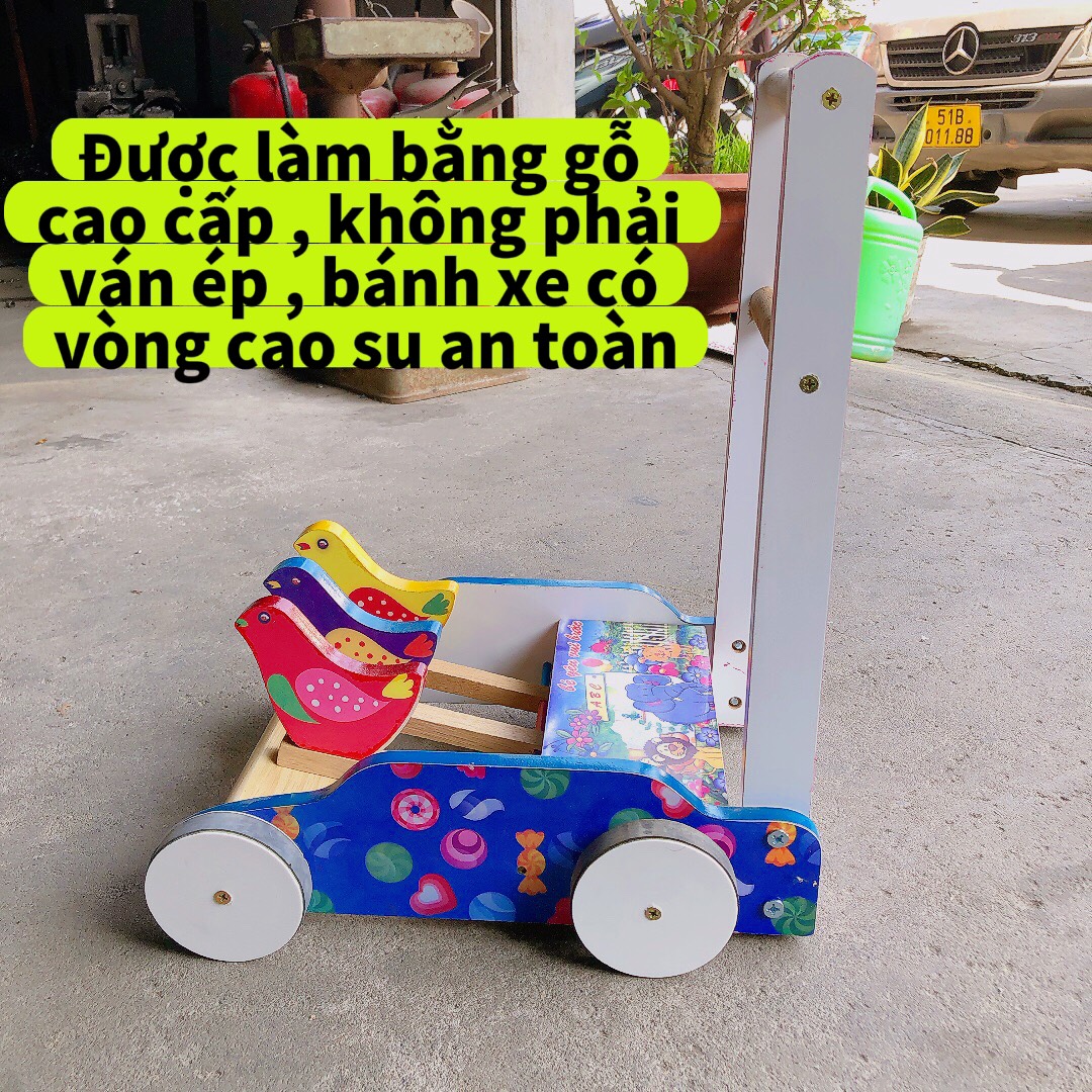 Tập đi gỗ có vòng cho bé , LONTON VÒNG