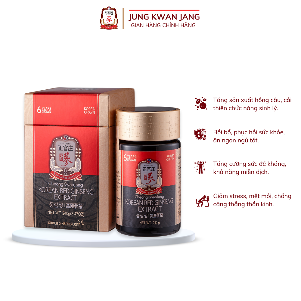 Tinh Chất Hồng Sâm Cô Đặc KGC Jung Kwan Jang Extract 240g