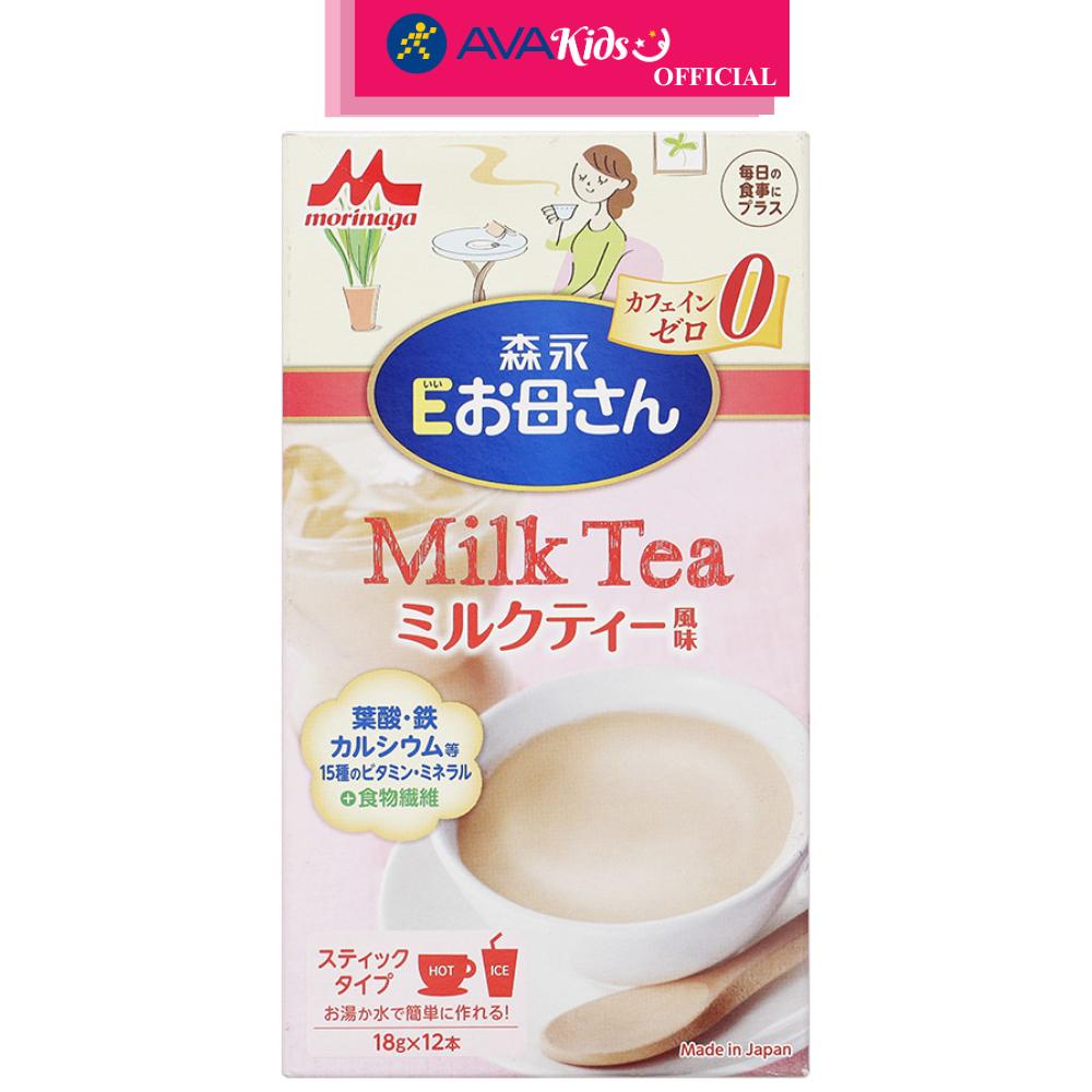 Sữa bầu dạng gói Morinaga hương trà sữa 216g - Hàng Chính Hãng
