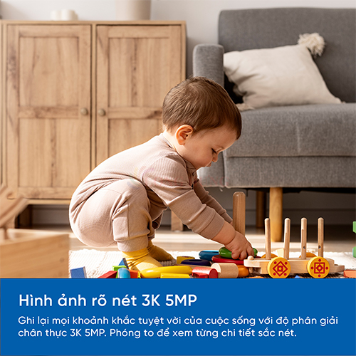 Camera trong nhà TP-Link Tapo Pan/Tilt Home Security Wifi 5MP 3K C232 - Hàng chính hãng