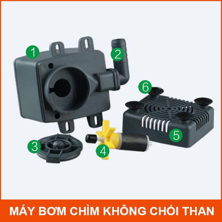 Máy Bơm Chìm Hồ Cá Thác Nước Hòn Non Bộ Tiều Cảnh 220V 20W 900L