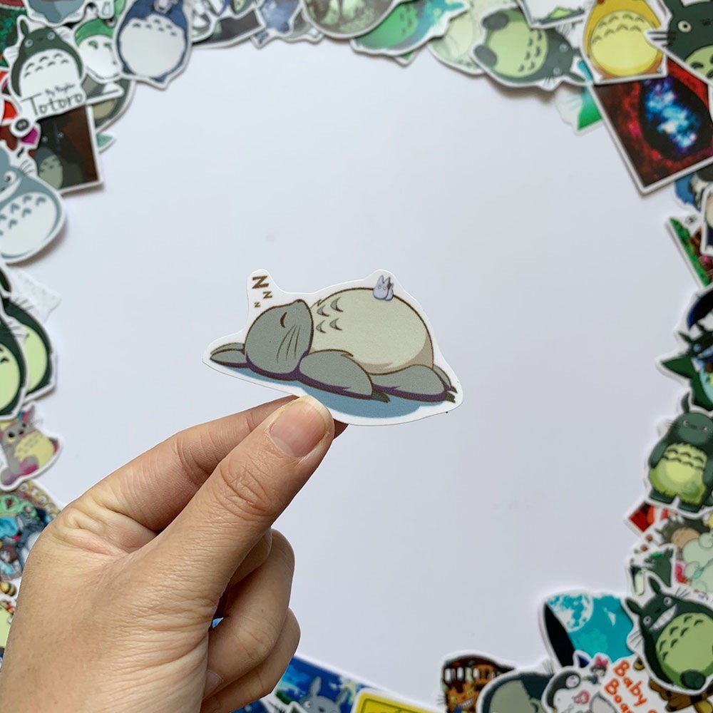 Sticker Totoro set 60 ảnh có ép lụa