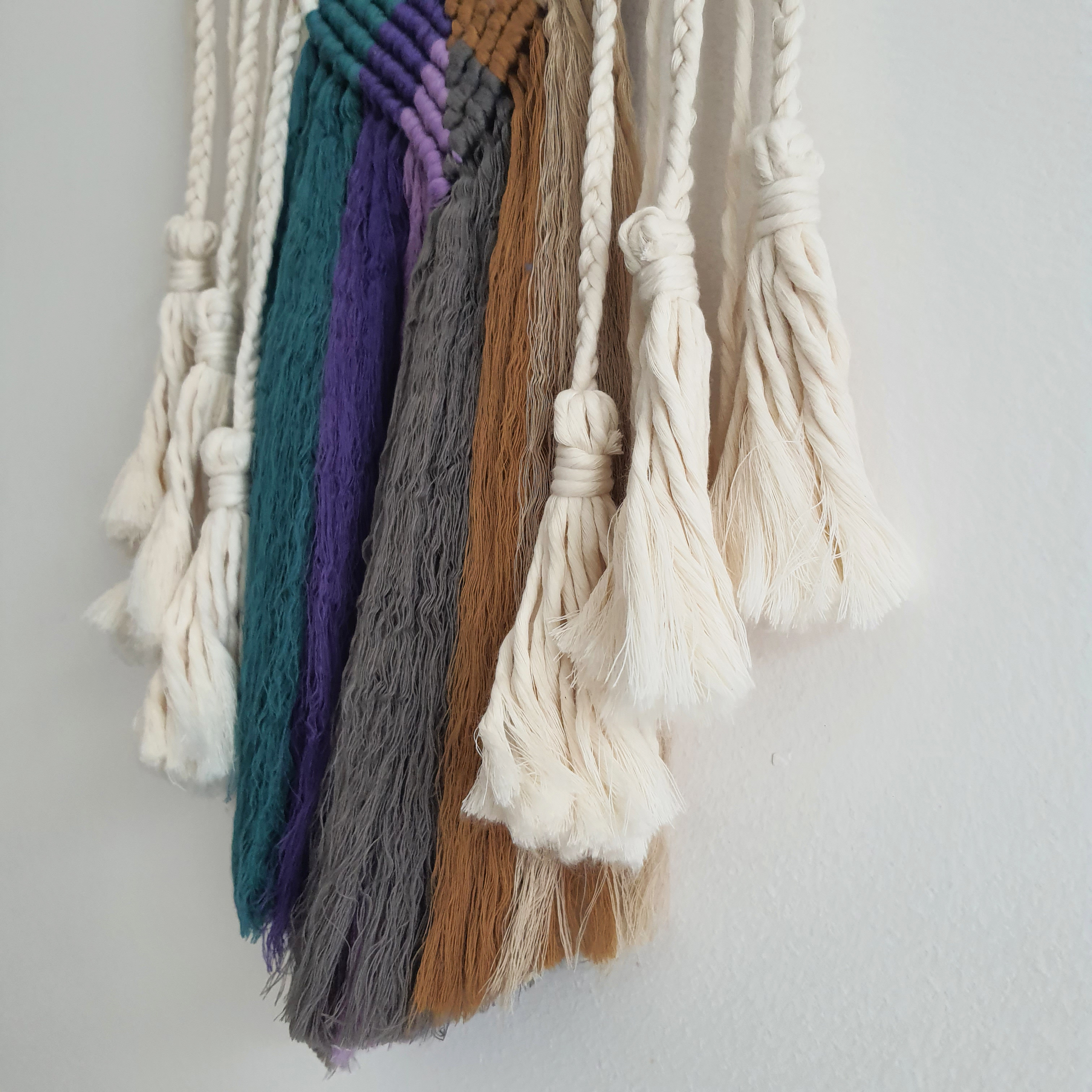 Mành Trang Trí Màu Macrame