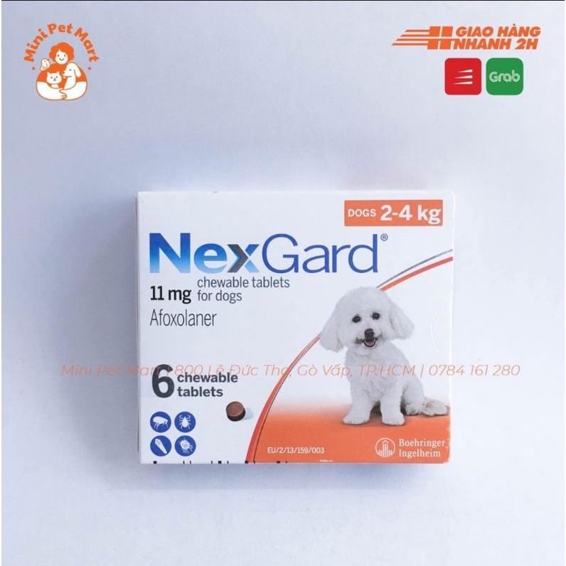 NexGard Spectra - bảo vệ cún khỏi ve rận bọ chét, giun sán giun tim