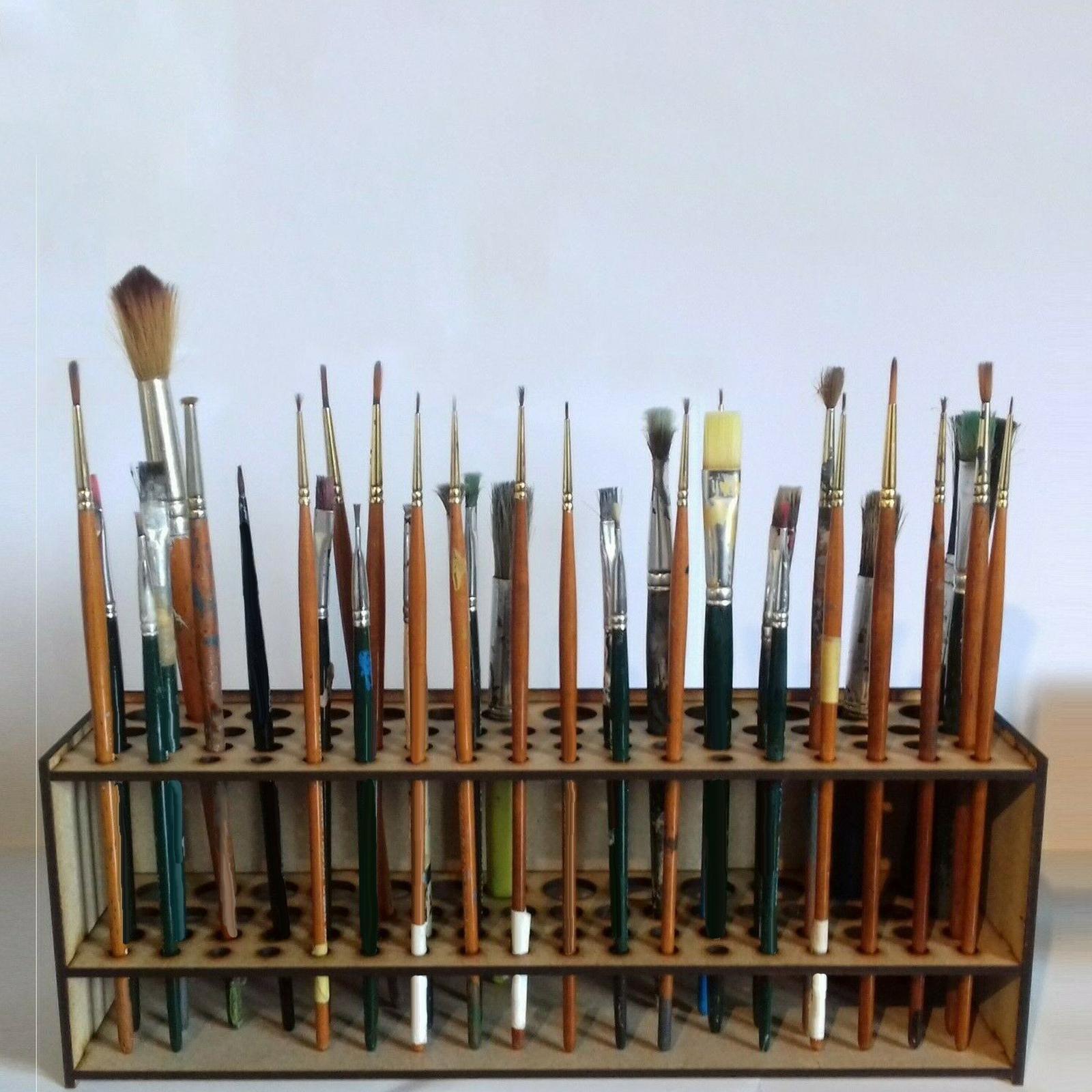 Portable Paint Brush Storage Rack Durable for Cabinet Organizer Holder