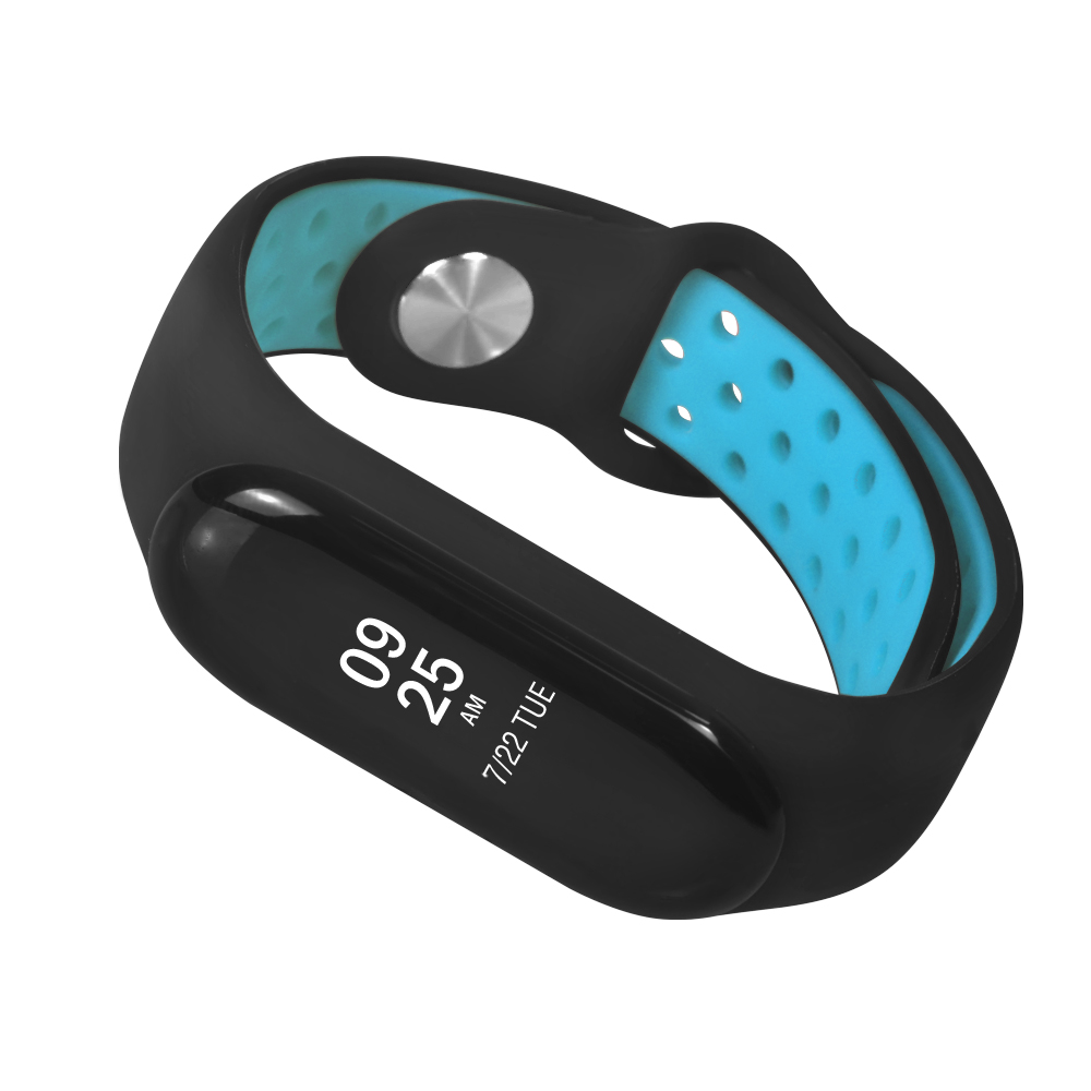Dây đeo đồng hồ silicone,phù hợp với đồng hồ thể dục Xiaomi Mi band 3 lớn và nhỏ