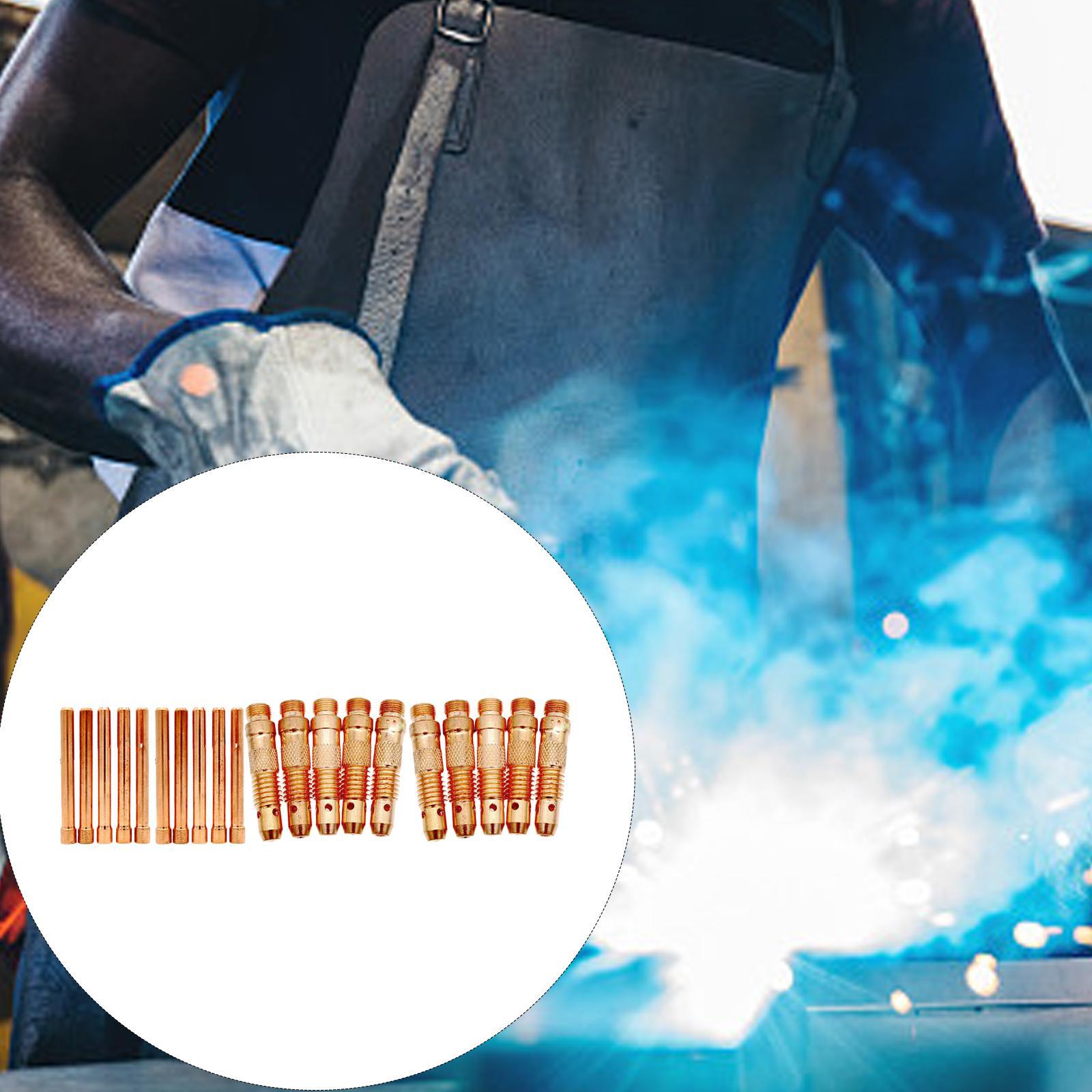 20x Collets Consumables Collet Body for TIG Welding Replacements Spare Parts