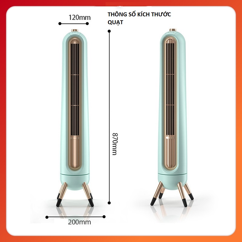 Quạt tháp T-C-L mẫu mới có điều khiển từ xa