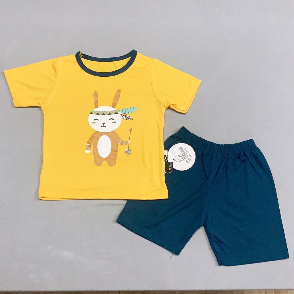 Bộ cộc tay thun lạnh hình thổ dân Qt03