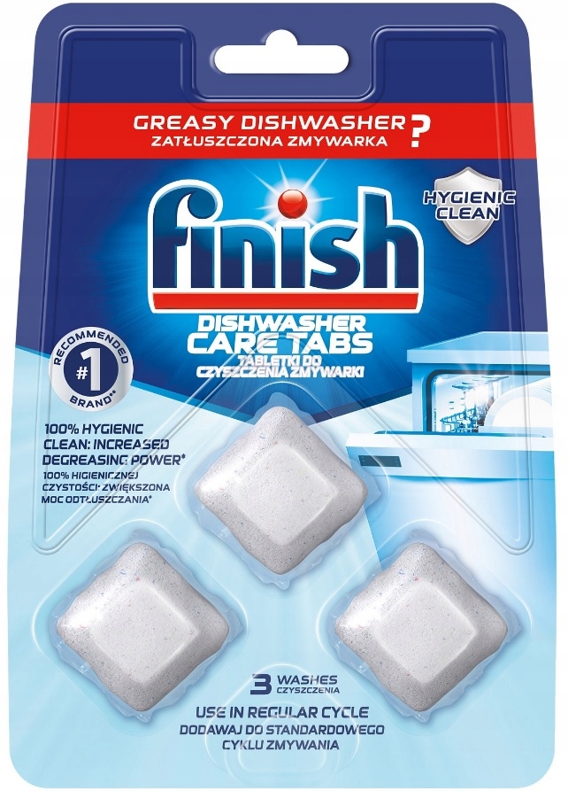 Viên vệ sinh máy rửa bát FINISH ( VỈ 3 VIÊN - ĐỨC CHÍNH HÃNG)